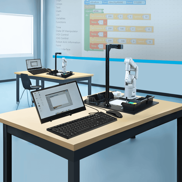Robot Kit Bundle for Laboratory:5 MechArm Pi + 5 AI Kits by Elephant Robotics