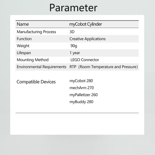 myCobot Cylinder for myCobot/myPalletizer/mechArm/myBuddy