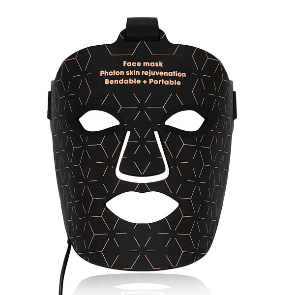 Serevo SR-M4 LED Light Therapy Mask – Advanced 5-Wavelength Rechargeable Silicone Facial Rejuvenation Device
