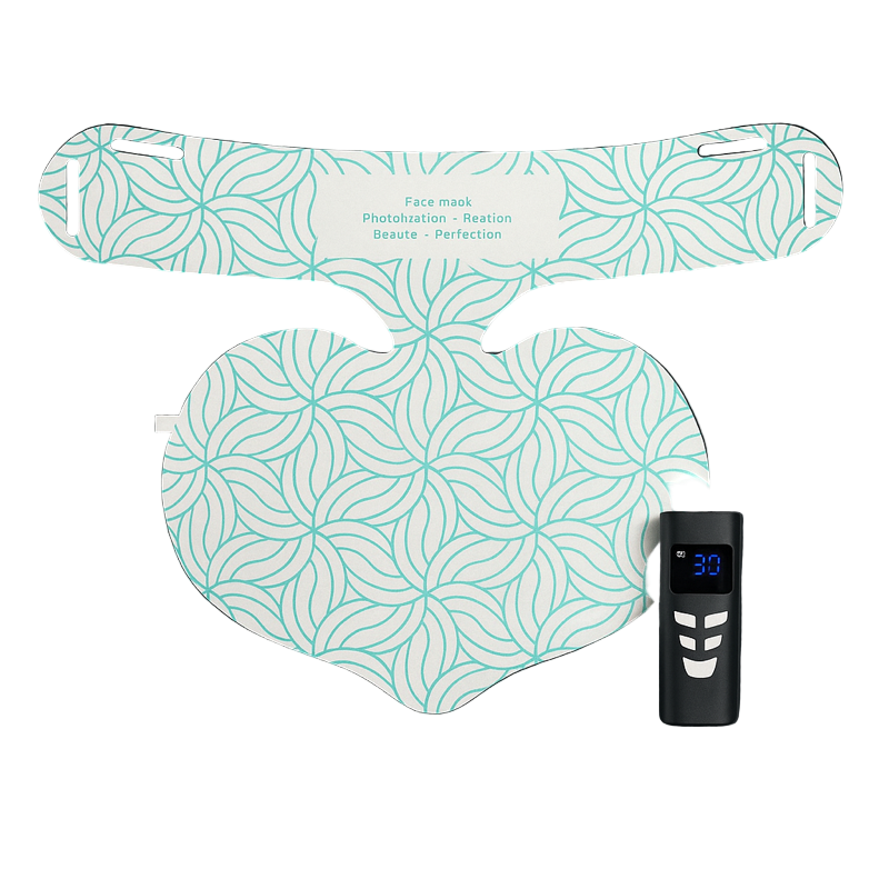 Serevo SR-N4 LED Light Therapy Mask – Advanced 5-Wavelength Rechargeable Silicone Neck Rejuvenation Device