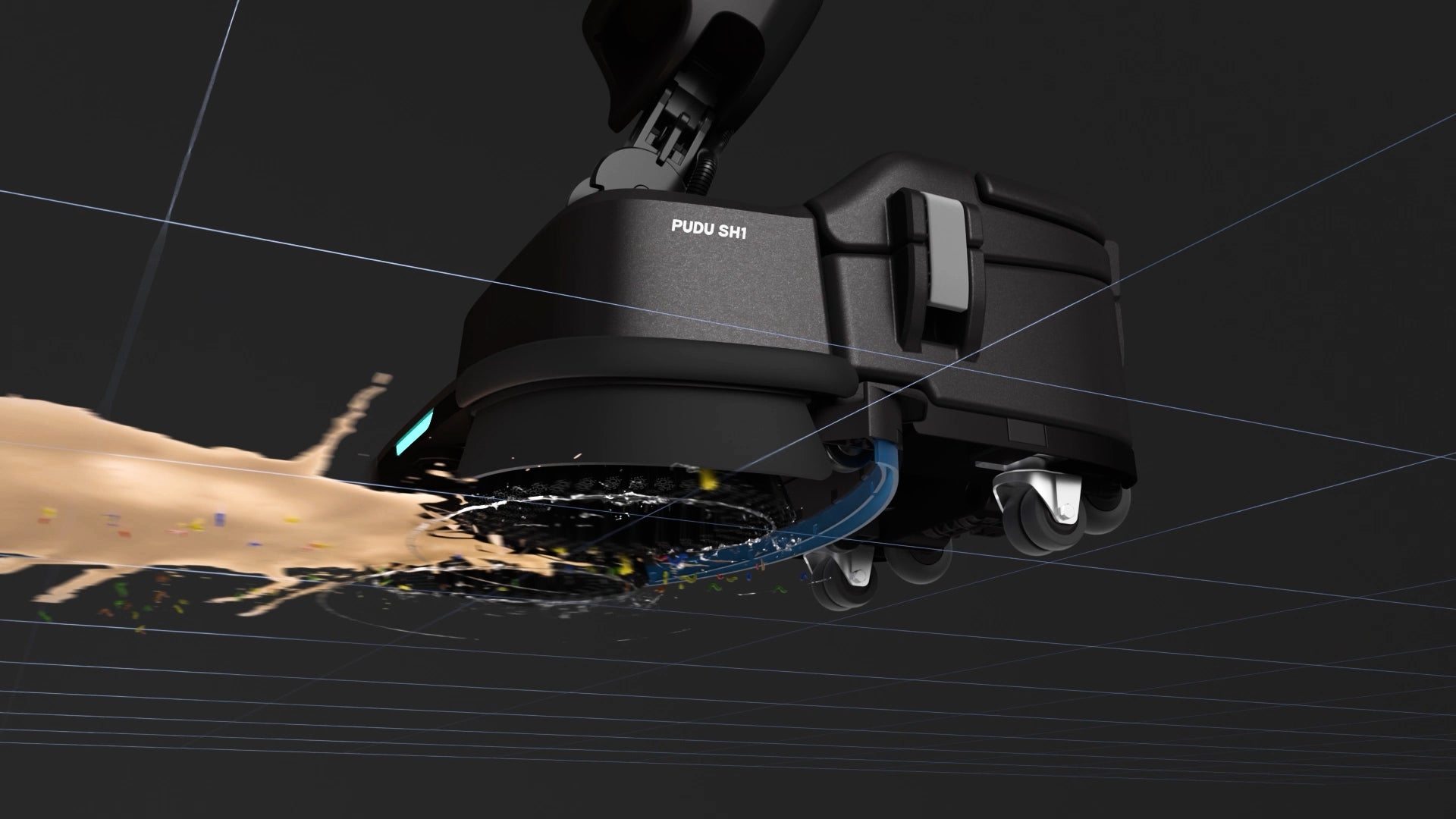 PUDU SH1 – Smart Upright Scrubber Dryer