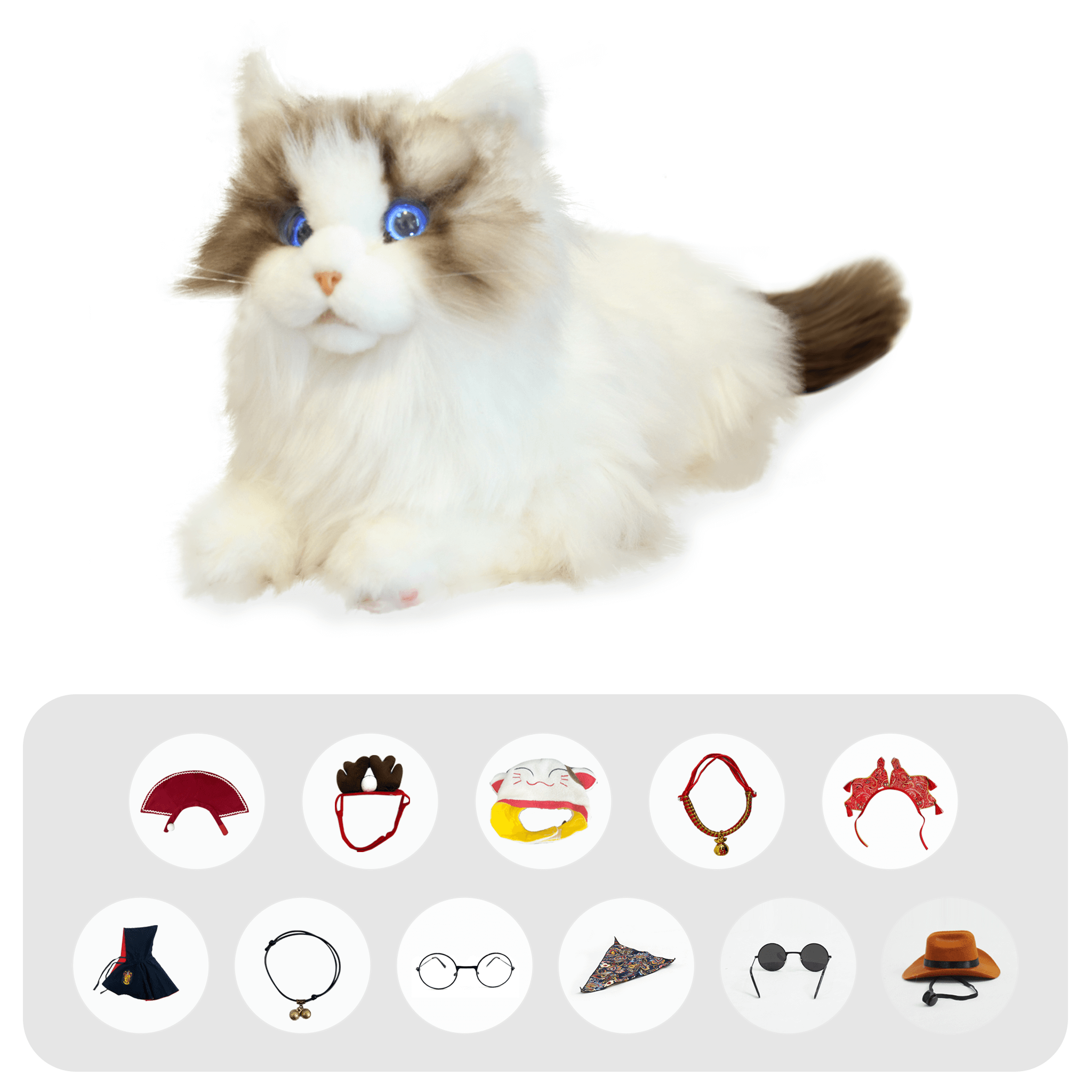 Elephant Robotics metaCat: Gift The Purr~Fect Companion Robotic Pet Cat Bicolor