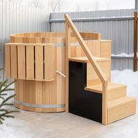 Rectangular Cedar Hot Tub