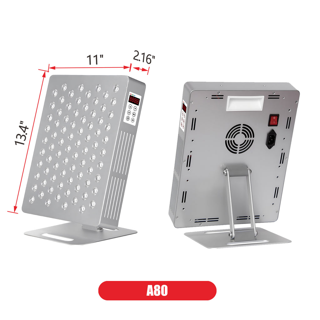 Serevo SR-A80 Red & Infrared Light Therapy Panel — Enhanced Deep Tissue & Skin Recovery (400W)