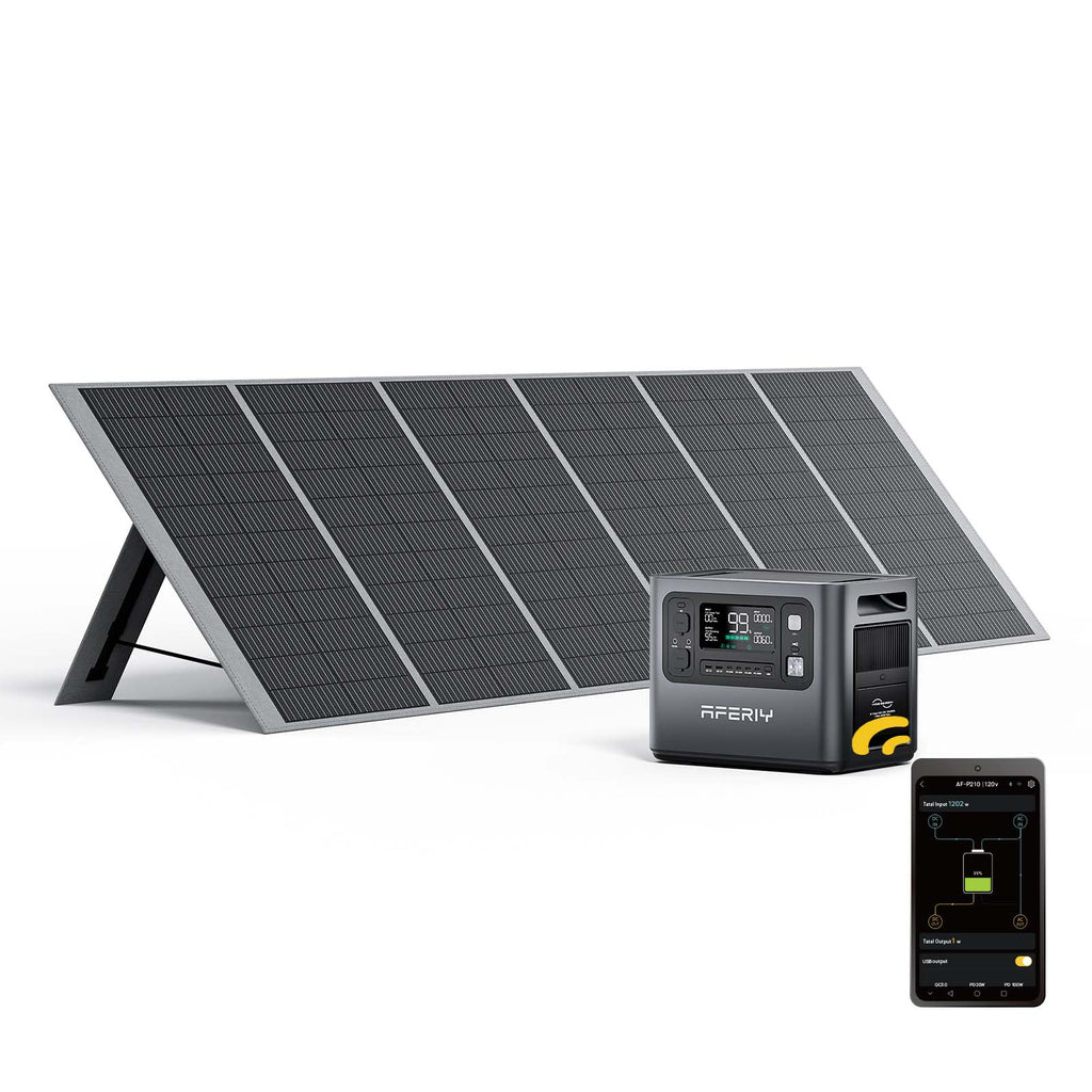 AFERIY P210 Portable Power Station 2400W 2048Wh Silver