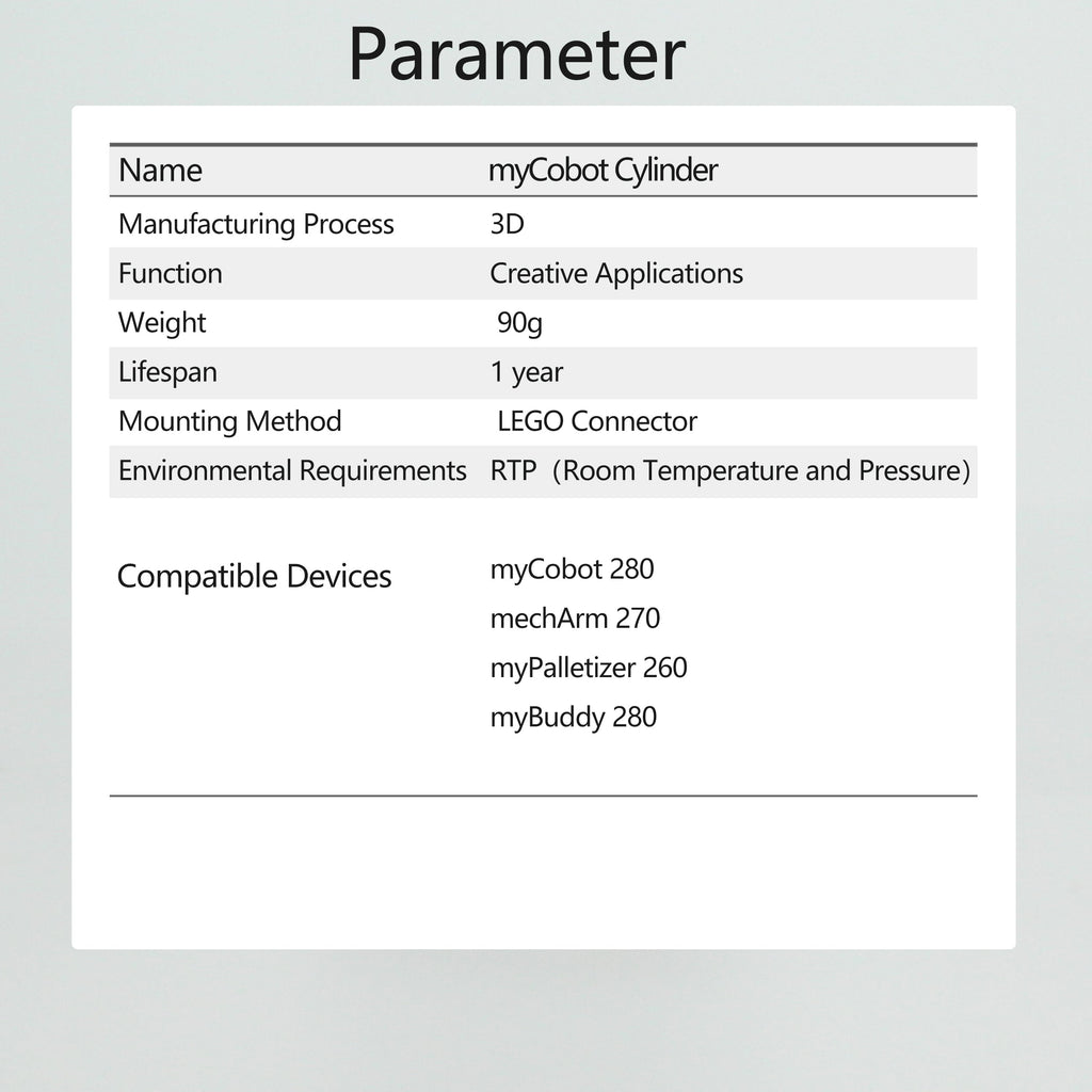 myCobot Cylinder for myCobot/myPalletizer/mechArm/myBuddy