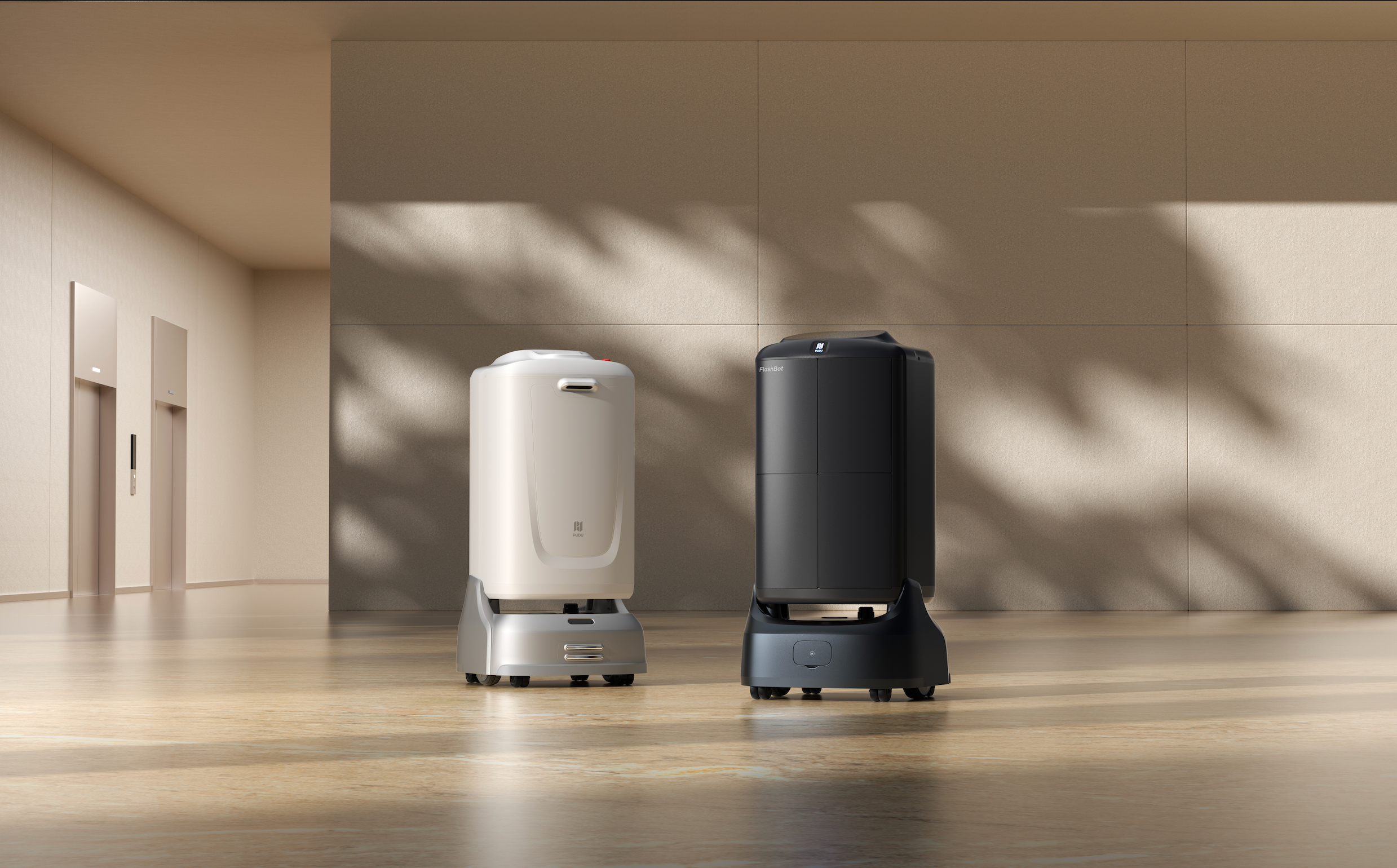 Pudu FlashBot New – The Building Delivery Expert