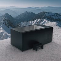 Modern Steel Cold Plunge