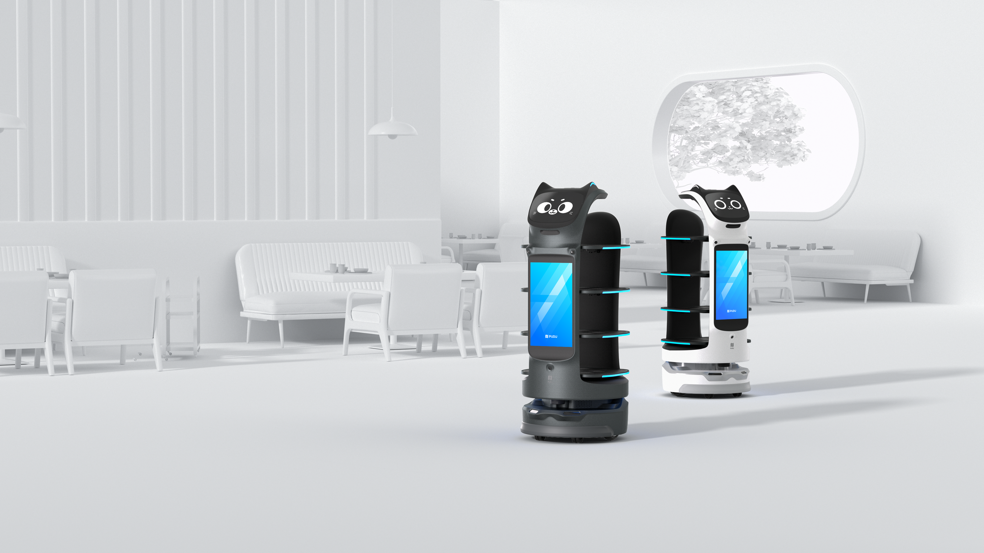 BellaBot Pro – Premium Delivery & Advertising Robot