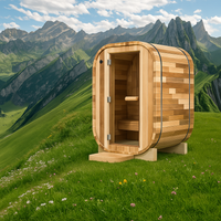 Square Sauna Room – Compact Elegance