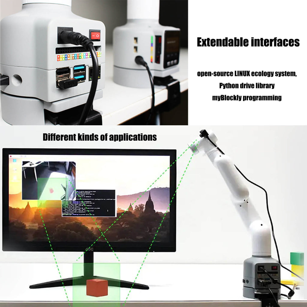 Elephant Robotics myCobot 280 Raspberry Pi 2023 - 6 DOF Collaborative Robotic Arm ( Raspberry Pi Version)