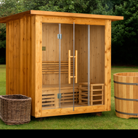 Outdoor Square Sauna – Natural Sanctuary