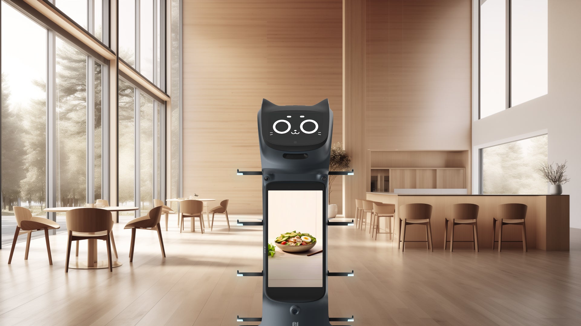 BellaBot Pro – Premium Delivery & Advertising Robot