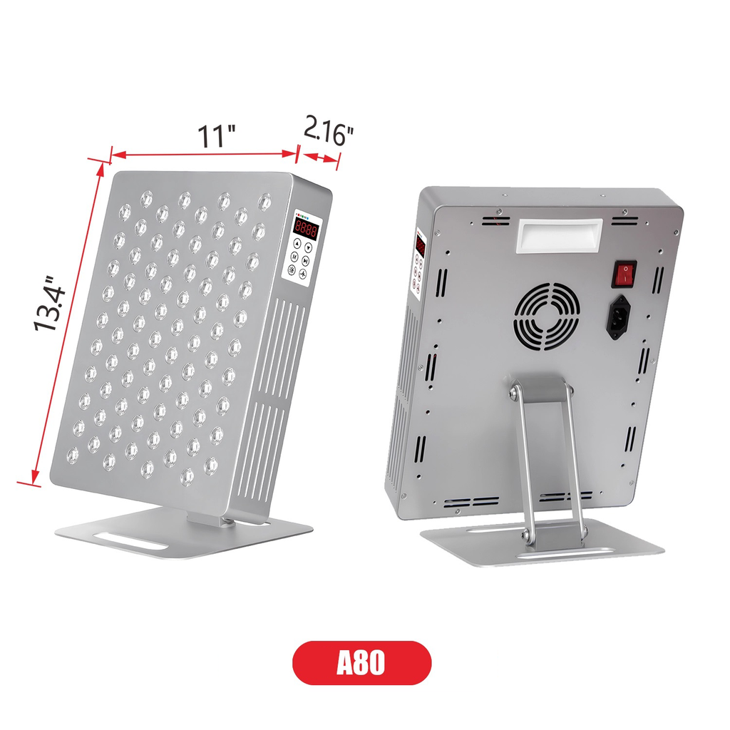 Serevo SR-A80 Red & Infrared Light Therapy Panel — Enhanced Deep Tissue & Skin Recovery (400W)