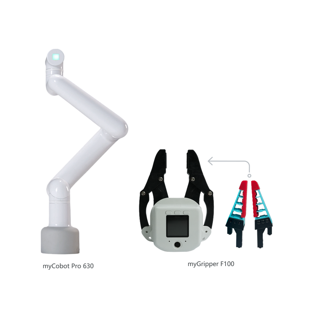 Elephant Robotics myCobot Pro 630 - 6 Dof Robotics Arm 2kg Payload Commercial Collaborative Robot (with Flat Base)