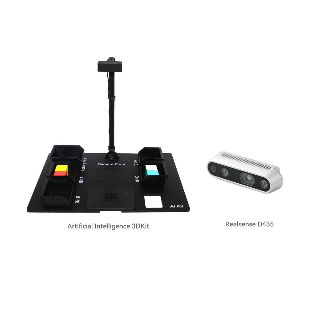 Artificial Intelligence (AI) 3D Vision Kit for myCobot 280/mechArm/myPalletizer Desktop Robotic Arms with Camera